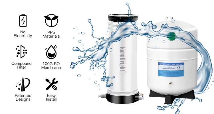 Reliable quality, easy to install, simple to maintain, the perfect choice for home water purifiers